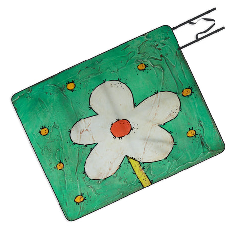 Isa Zapata The Flower Picnic Blanket