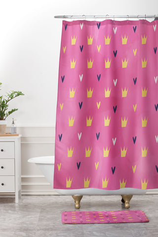 Isa Zapata True Royals Coordinates One Shower Curtain And Mat