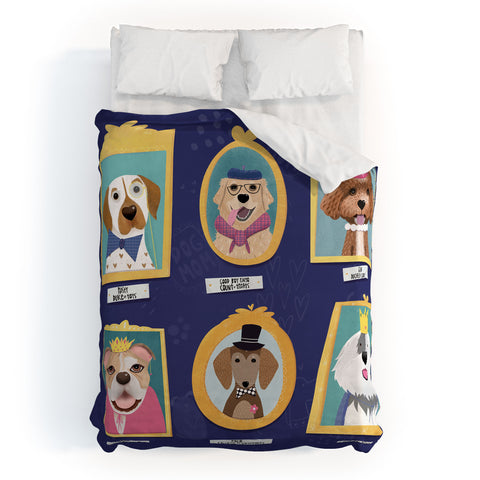 Isa Zapata True Royals Duvet Cover