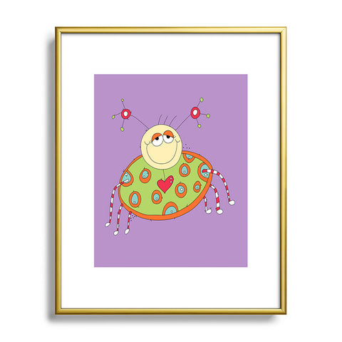 Isa Zapata Trukas Ariana Metal Framed Art Print