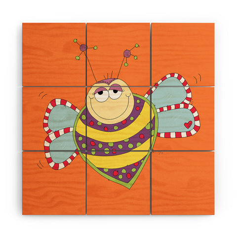 Isa Zapata Trukas Beeatriz Wood Wall Mural