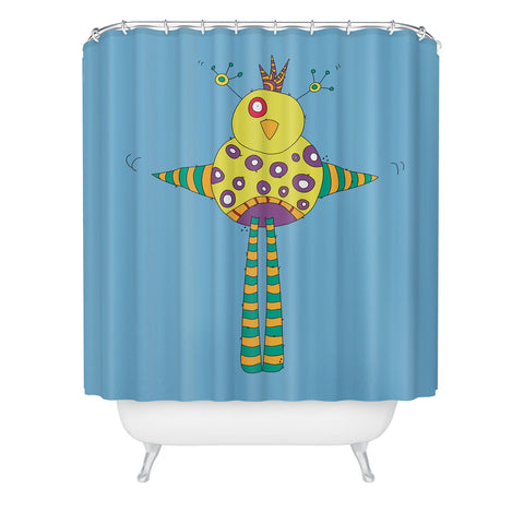 Isa Zapata Trukas James Shower Curtain