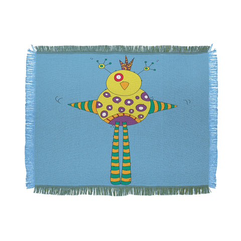 Isa Zapata Trukas James Throw Blanket