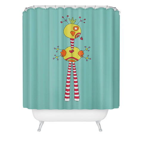 Isa Zapata Trukas Joey Shower Curtain