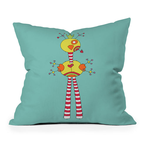Isa Zapata Trukas Joey Throw Pillow