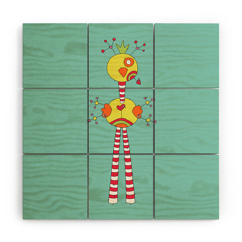 Isa Zapata Trukas Joey Wood Wall Mural