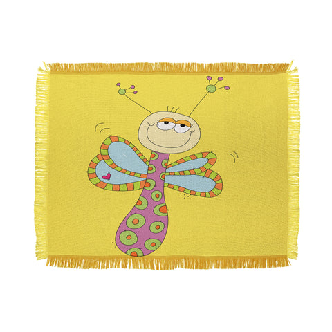 Isa Zapata Trukas Libertad Throw Blanket