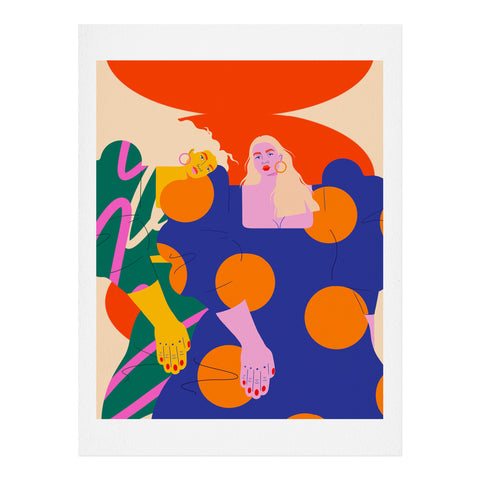 isabelahumphrey 70s Girls Art Print