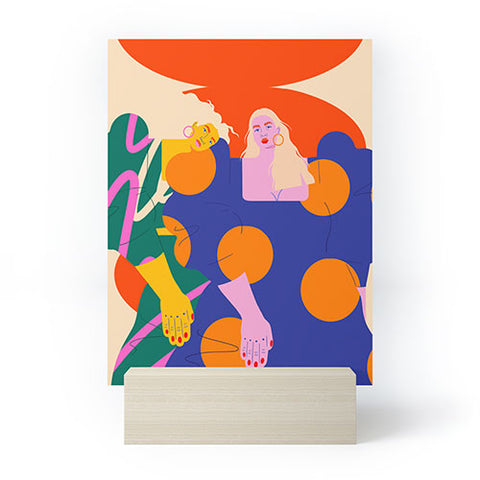 isabelahumphrey 70s Girls Mini Art Print