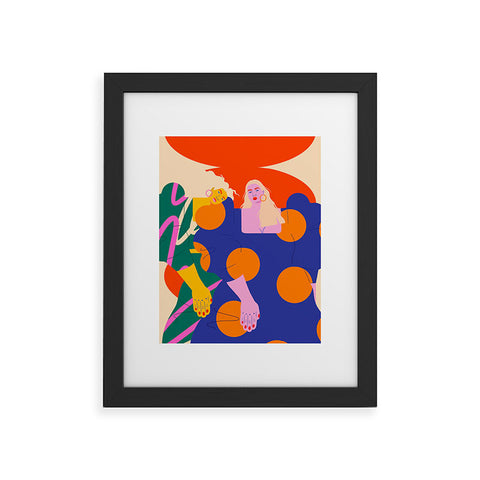 isabelahumphrey 70s Girls Framed Art Print