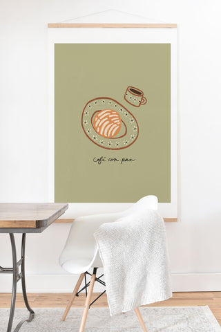 isabelahumphrey Cafe Con Pan Breakfast Art Print And Hanger