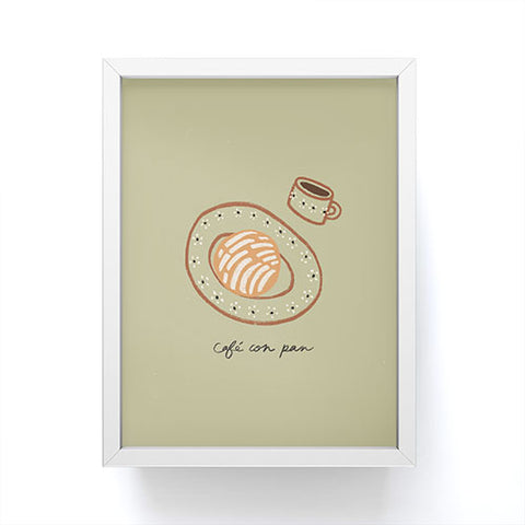isabelahumphrey Cafe Con Pan Breakfast Framed Mini Art Print