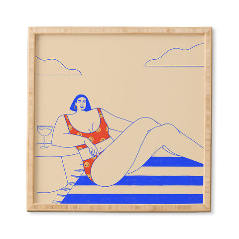 isabelahumphrey I Need a Drink Framed Wall Art