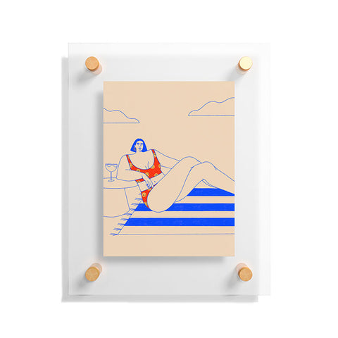 isabelahumphrey I Need a Drink Floating Acrylic Print