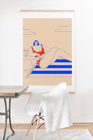 isabelahumphrey I Need a Drink Art Print And Hanger