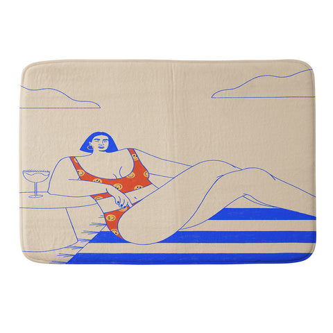 isabelahumphrey I Need a Drink Memory Foam Bath Mat