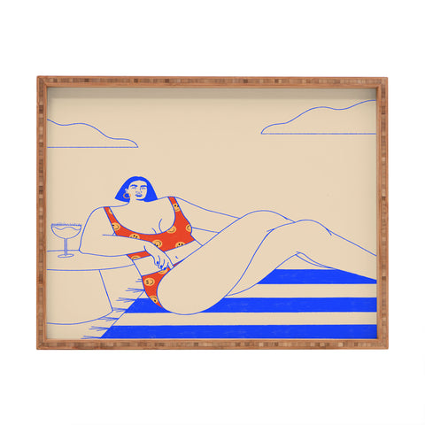 isabelahumphrey I Need a Drink Rectangular Tray