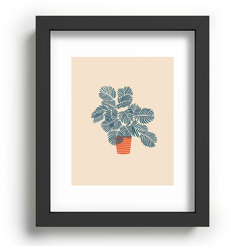 isabelahumphrey Minimal Flower Art Recessed Framing Rectangle