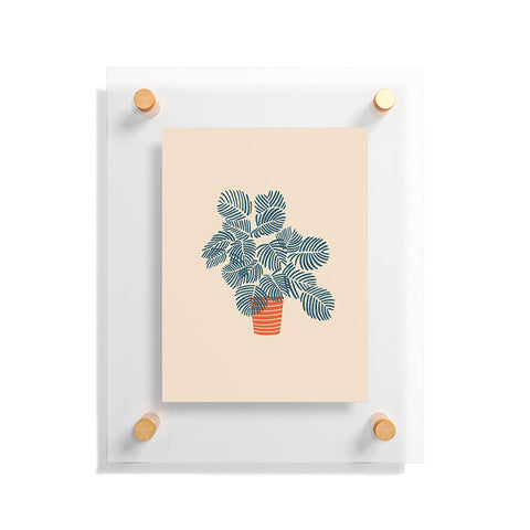 isabelahumphrey Minimal Flower Art Floating Acrylic Print
