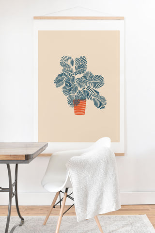 isabelahumphrey Minimal Flower Art Art Print And Hanger