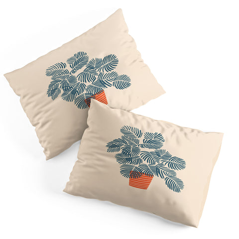 isabelahumphrey Minimal Flower Art Pillow Shams