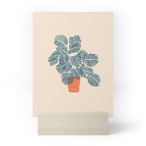 isabelahumphrey Minimal Flower Art Mini Art Print