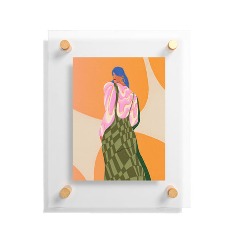 isabelahumphrey Stylish Woman Floating Acrylic Print