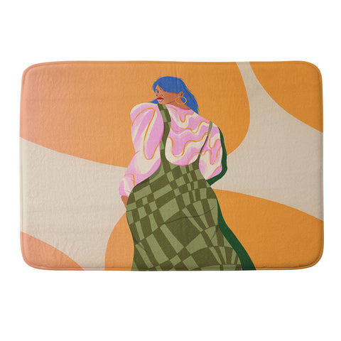isabelahumphrey Stylish Woman Memory Foam Bath Mat