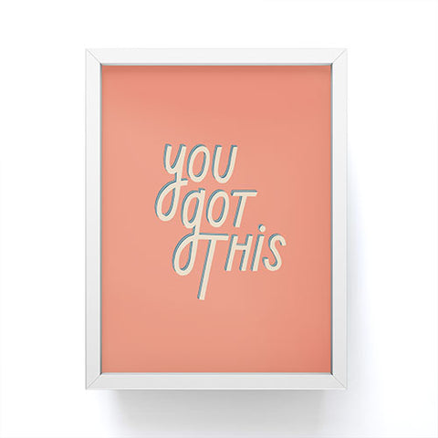 isabelahumphrey You Got This II Framed Mini Art Print