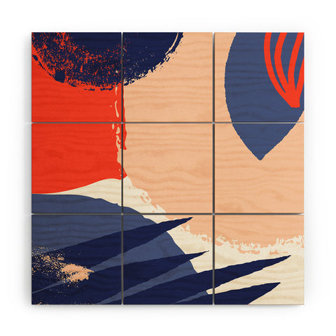 IVETA  Bright Day 3 Wood Wall Mural