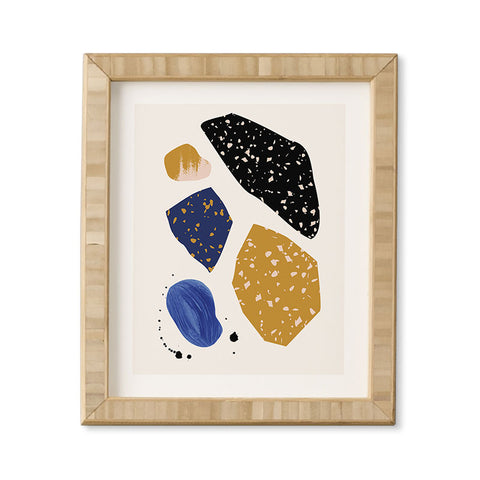 IVETA  Seaside Rocks 1 Framed Wall Art