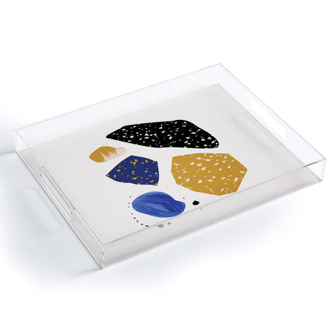 IVETA  Seaside Rocks 1 Acrylic Tray