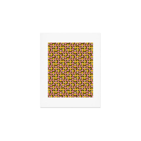 Iveta Abolina 70s Geometric Tile Art Print