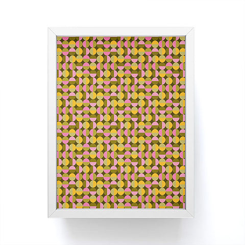 Iveta Abolina 70s Geometric Tile Framed Mini Art Print