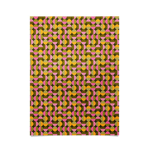 Iveta Abolina 70s Geometric Tile Poster