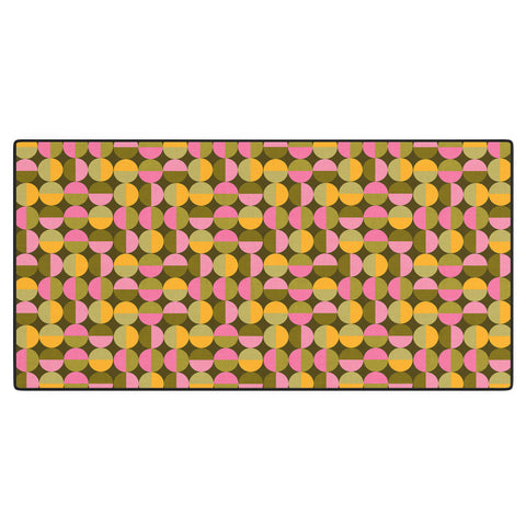 Iveta Abolina 70s Geometric Tile Desk Mat