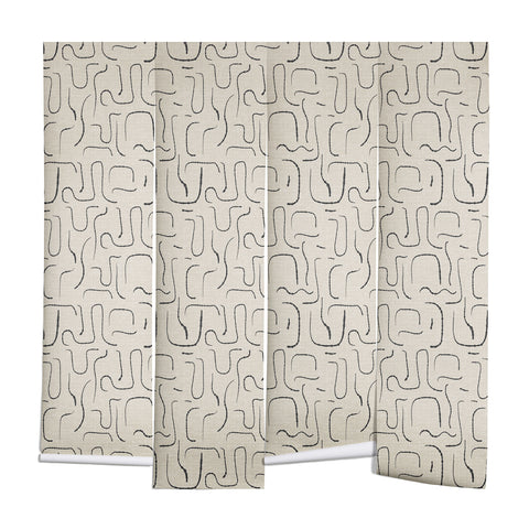 Iveta Abolina Abstract Lines Gray Wall Mural