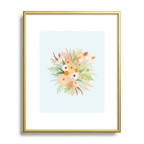 Iveta Abolina Ada Garden III Metal Framed Art Print