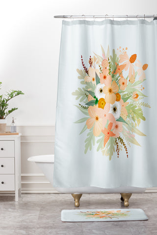 Iveta Abolina Ada Garden III Shower Curtain And Mat