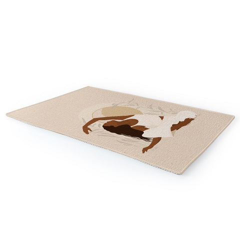 Iveta Abolina Addison Yoga Girl Area Rug