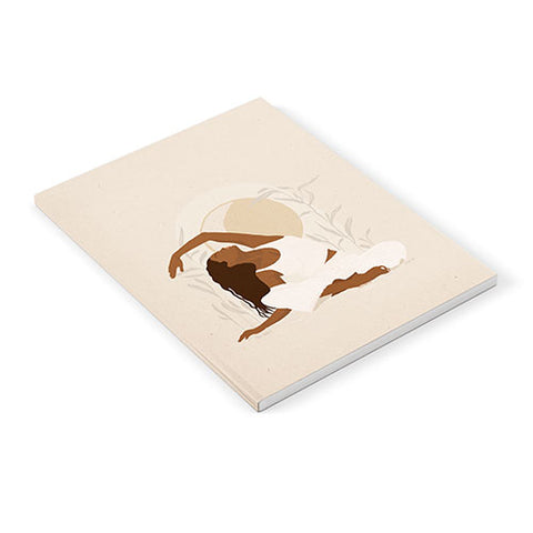 Iveta Abolina Addison Yoga Girl Notebook