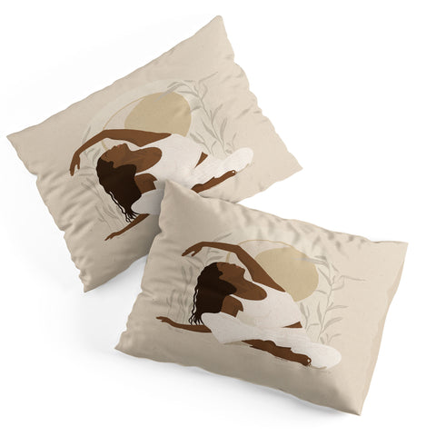Iveta Abolina Addison Yoga Girl Pillow Shams