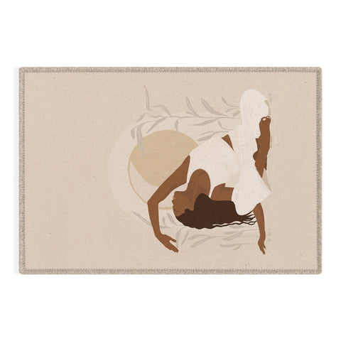 Iveta Abolina Addison Yoga Girl Outdoor Rug
