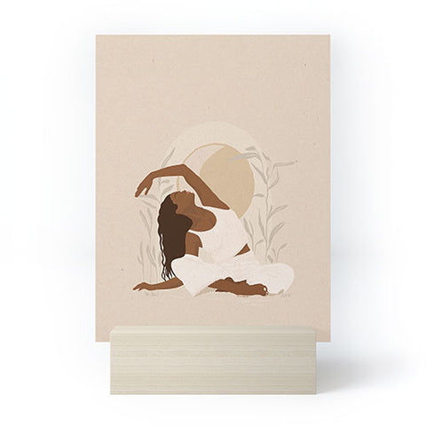 Iveta Abolina Addison Yoga Girl Mini Art Print