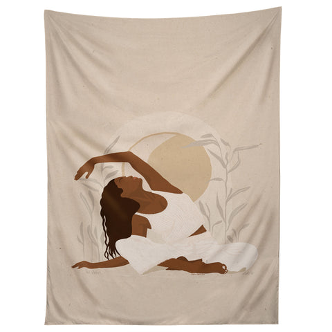 Iveta Abolina Addison Yoga Girl Tapestry