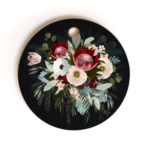 Iveta Abolina Adeline Moon Cutting Board Round