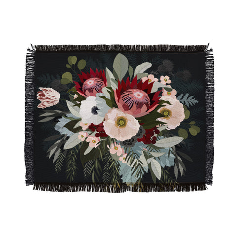 Iveta Abolina Adeline Moon Throw Blanket