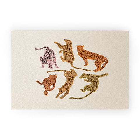 Iveta Abolina Adria Cheetahs Welcome Mat