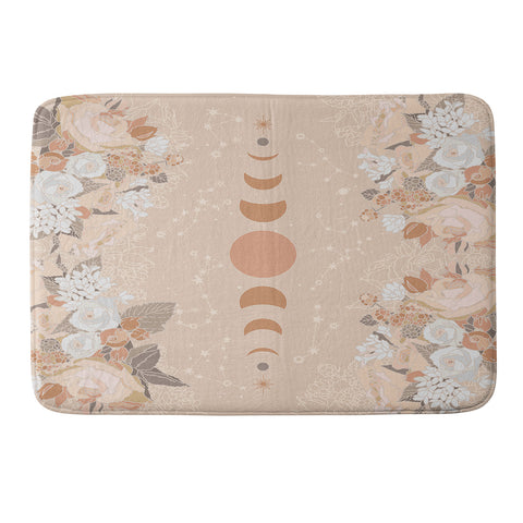 Iveta Abolina Aeris Coral Moon Memory Foam Bath Mat
