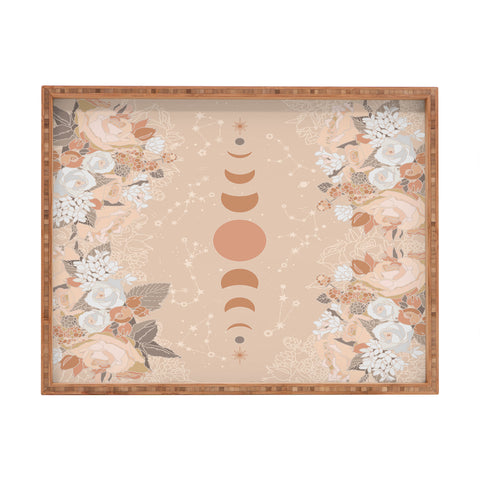 Iveta Abolina Aeris Coral Moon Rectangular Tray